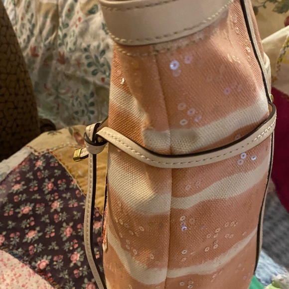 Coach Elegant Shell-Embroidered Tote Bag - Picture 6 of 11